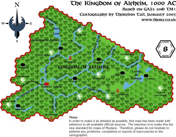 Alfheim, 8 miles per hex, Feb 2005