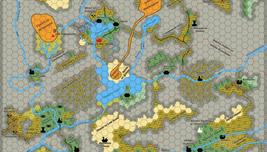 Shadowlands, 8 miles per hex