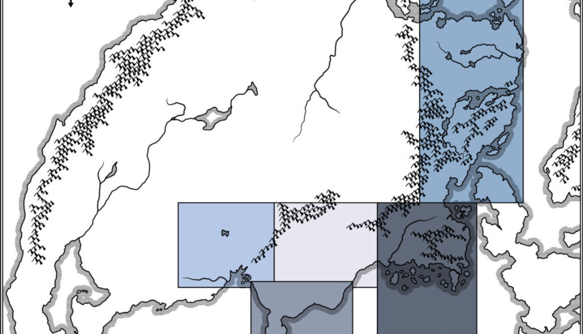 Replica of the Companion Set's Brun map