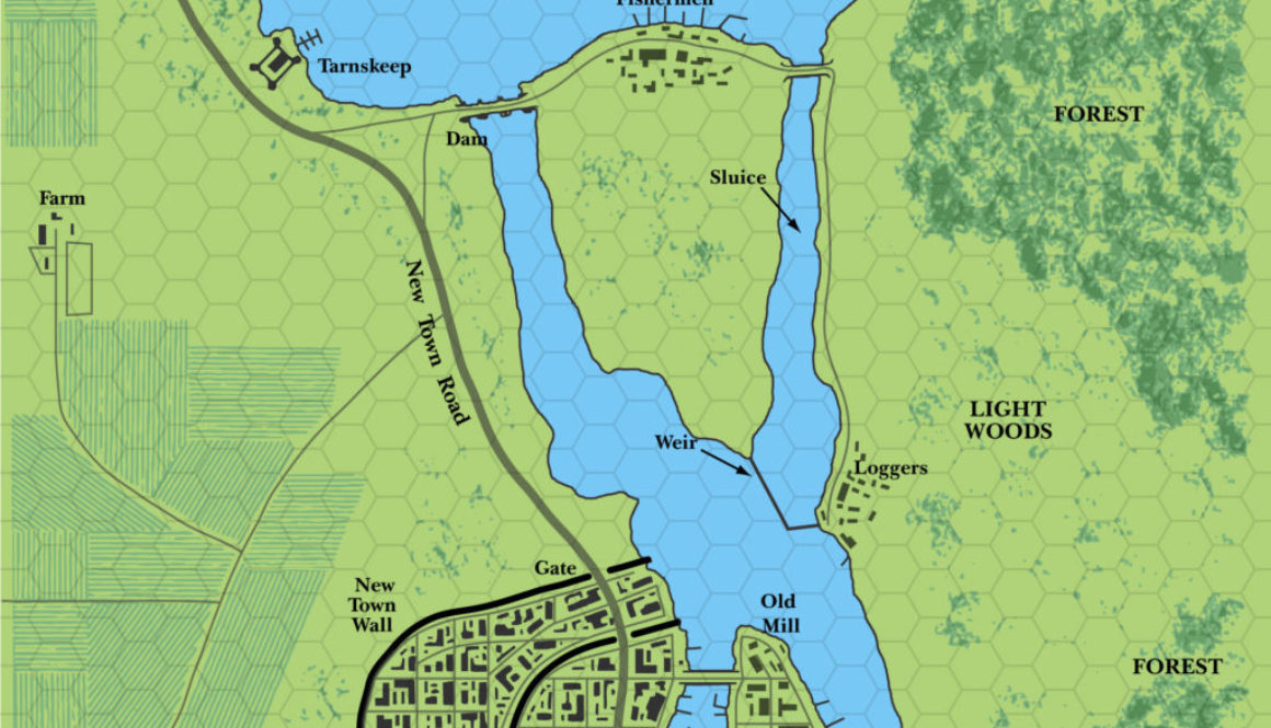Replica of Expert (1983)’s Threshold town map