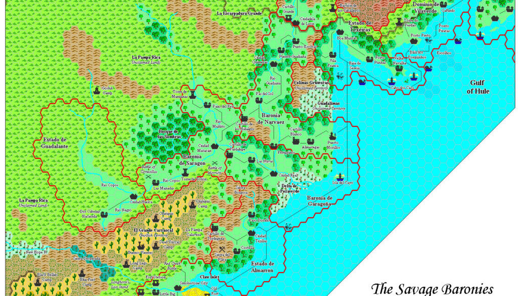 Savage Baronies, 8 miles per hex by Adamantyr, February 2000