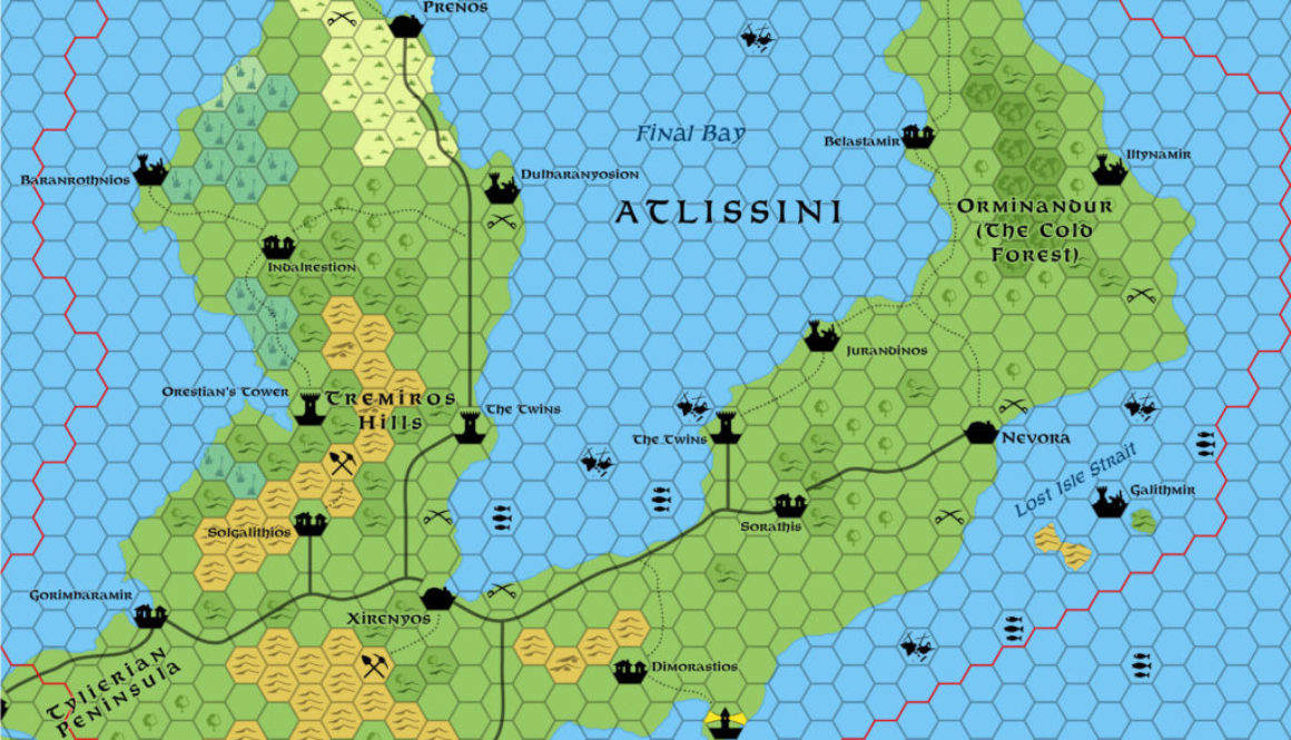 Replica of Geoff Gander’s Atlissini, 8 miles per hex, March 2021