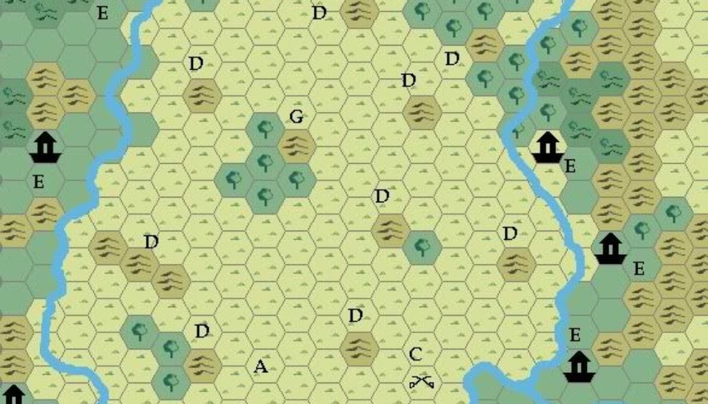 Barrowfields, 0.5 miles per hex, by Geoff Gander, May 2010