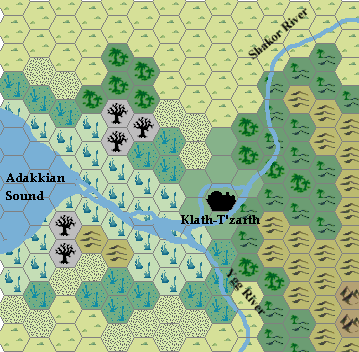 Klath-T’zarth, 24 miles per hex, by Geoff Gander, November 2010