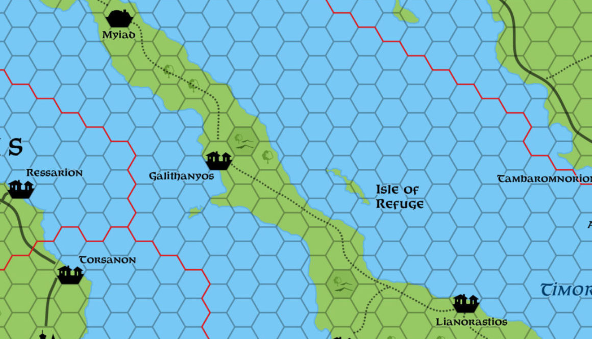 Replica of Geoff Gander’s Myiad, 8 miles per hex, March 2021