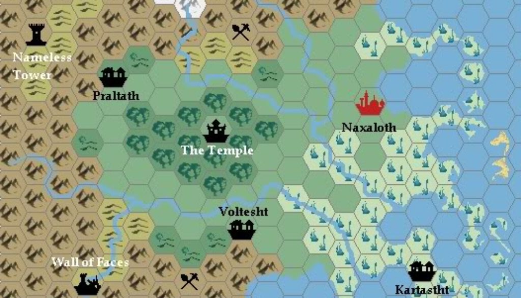 Nastoreth, 8 miles per hex, by Geoff Gander, May 2010