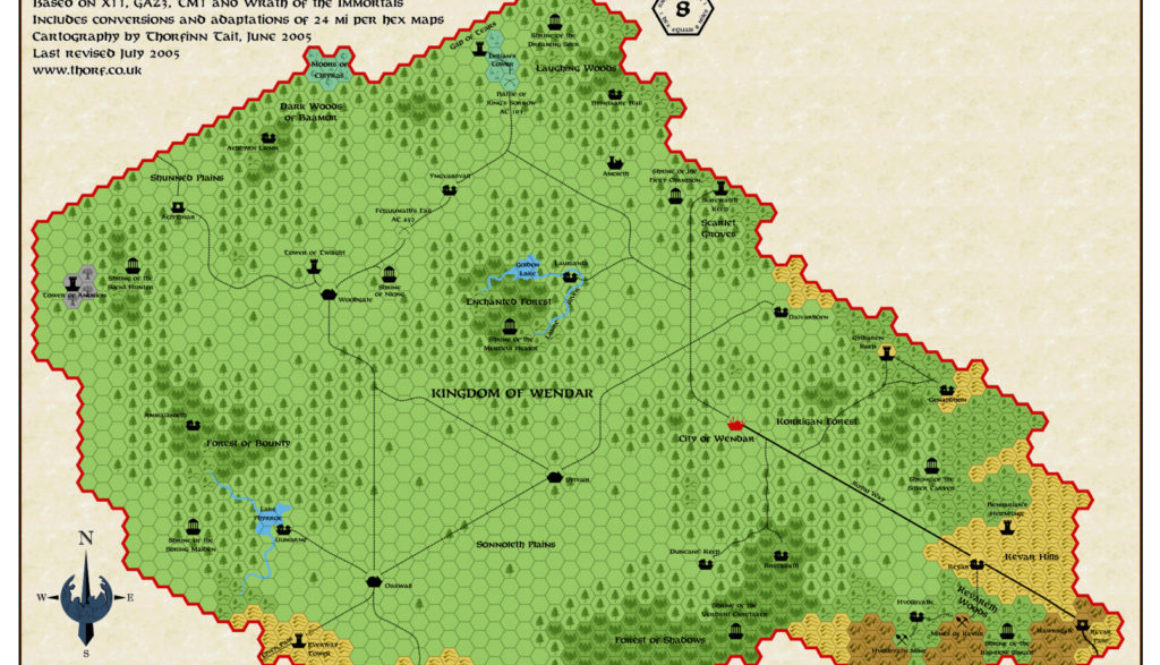 Wendar — A recreation of the Wizards of the Coast Mystara Message Board thread, with restored links and images.