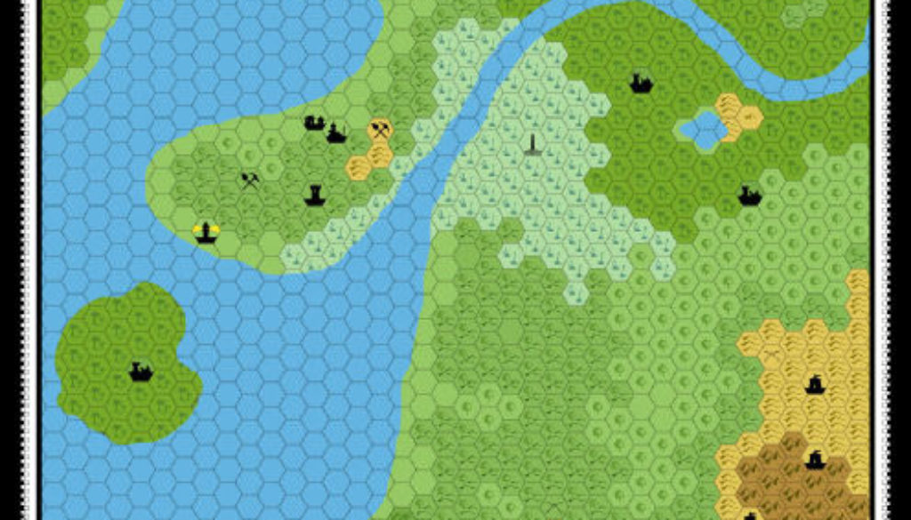 Hutaaka Valley, 8 miles per hex by Andrew Theisen, November 2009