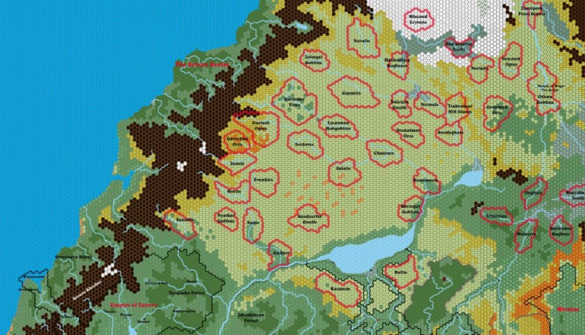 Borea, 24 miles per hex by Christian Constantin, c. September 1999