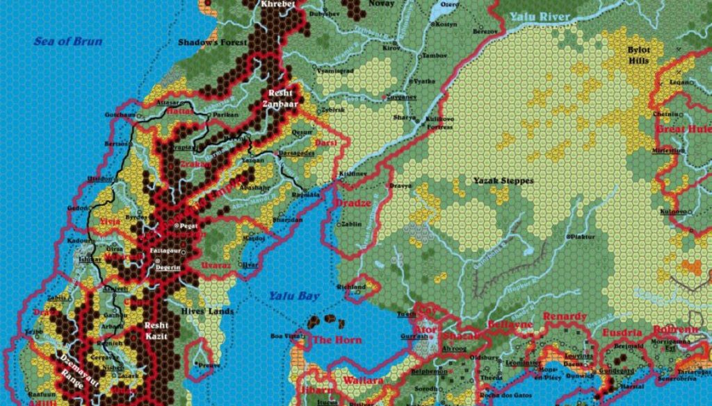 Western Brun, 24 miles per hex by Christian Constantin, September 1999