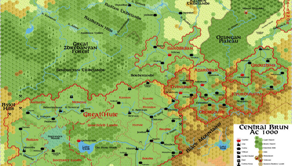 Central Brun, 24 miles per hex by Christian Constantin, October 2014