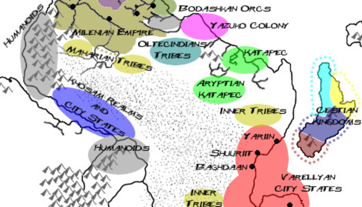 Milenian Empire Era; 1,000 BC - 100 BC by Christian Constantin, March 2014