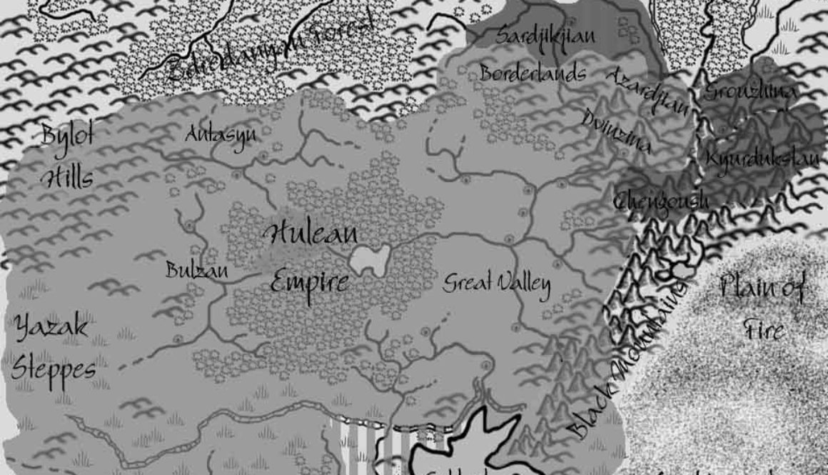 Second Hulean Empire, 150 AC by Christian Constantin, May 1999