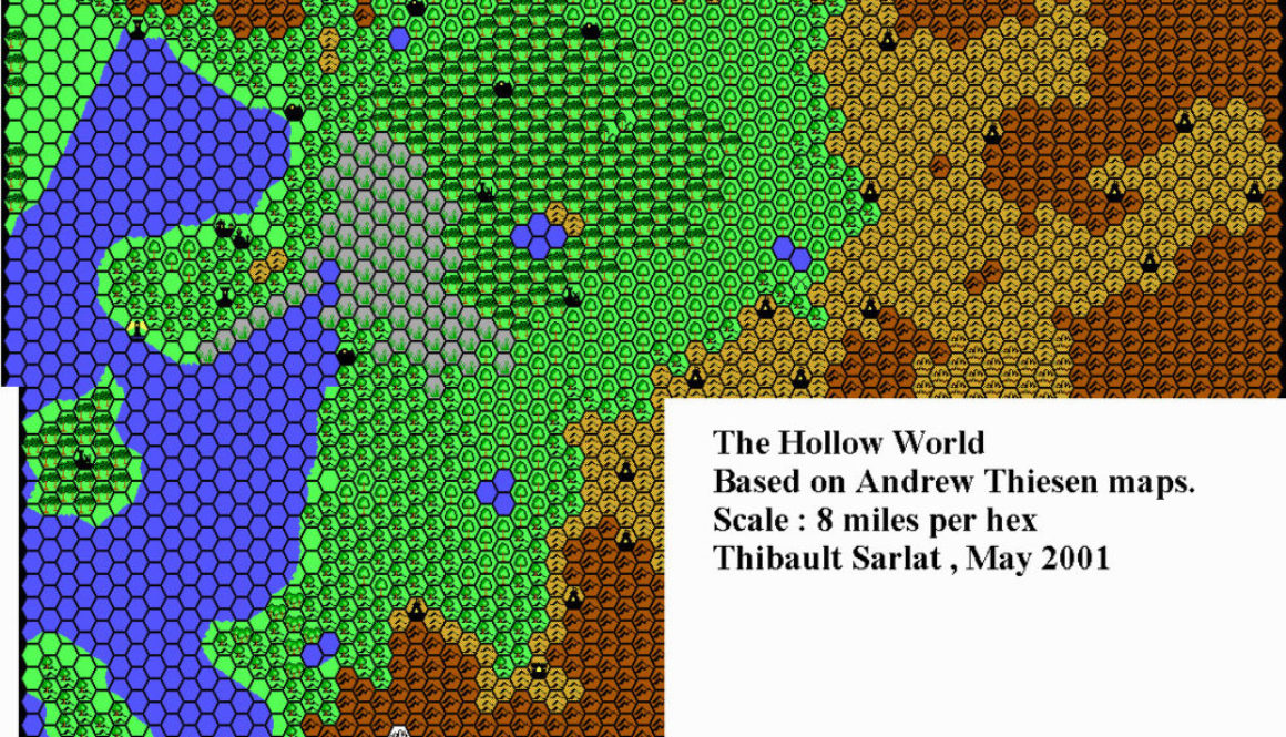 Valley of Hutaaka, 8 miles per hex by Thibault Sarlat, April 2001
