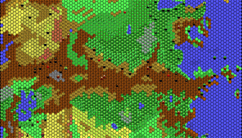 Iciria, 40 miles per hex by Thibault Sarlat, April 2001