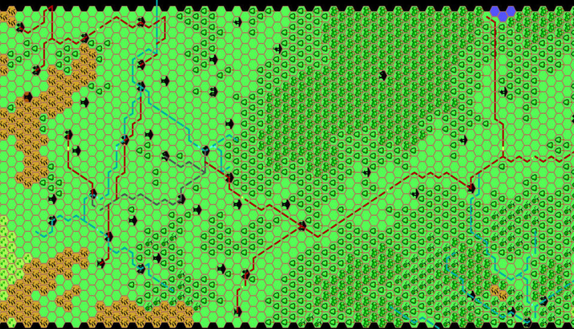 Olgar, 8 miles per hex by Thibault Sarlat, July 1999