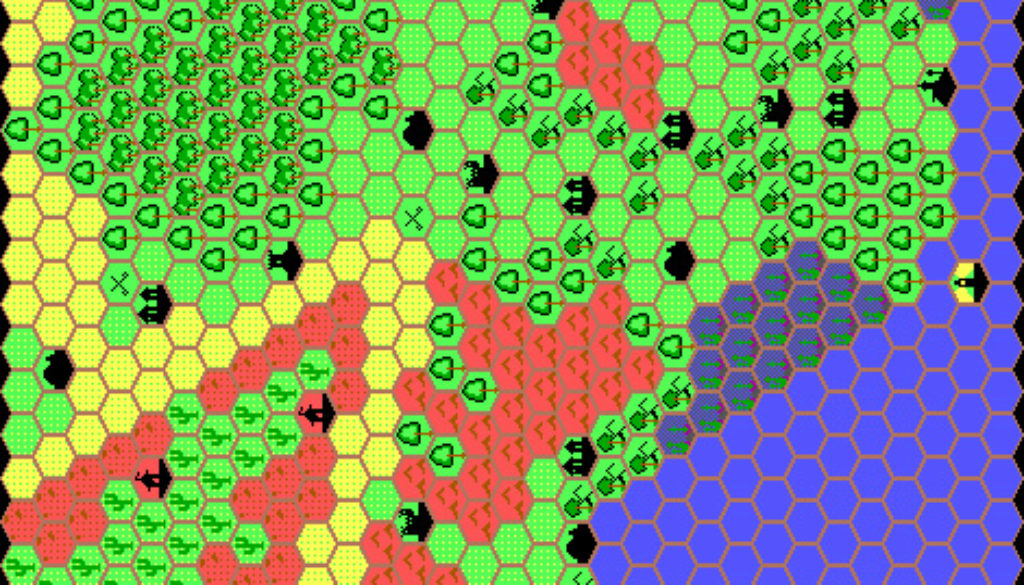 Dragon 175 Savage Baronies, 8 miles per hex by Thibault Sarlat, December 1997