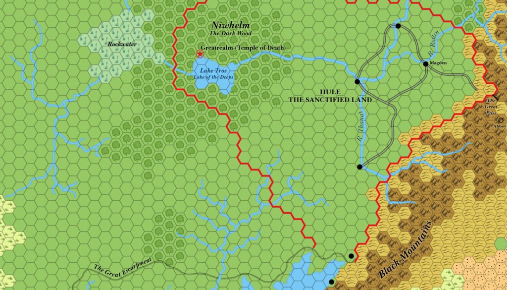 Hule, 24 miles per hex (1983)