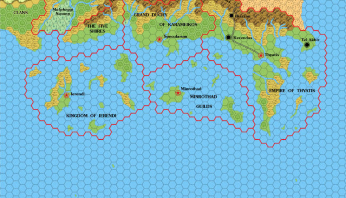 Known World, 24 miles per hex (1982)