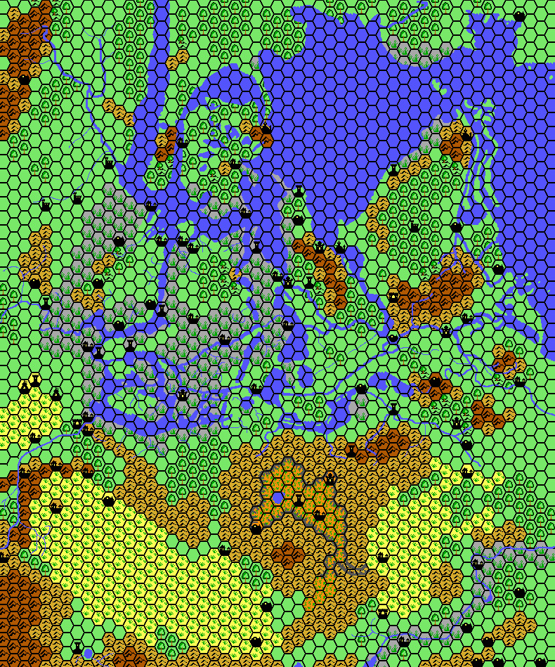 Blackmoor, 12 miles per hex by Thibault Sarlat, May 2001