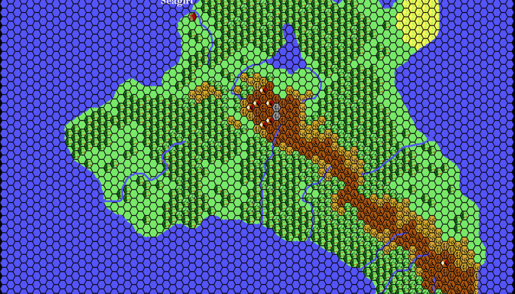 Nuar, 8 miles per hex by Thibault Sarlat, March 2000
