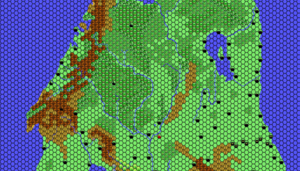 Alphatia, 24 miles per hex by Thibault Sarlat, April 2002