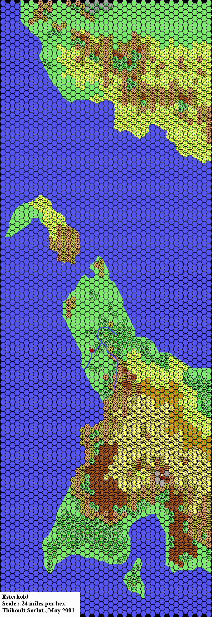 Esterhold, 24 miles per hex by Thibault Sarlat, May 2001