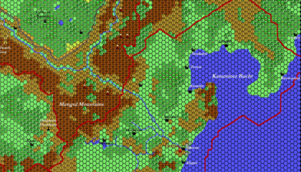 Heldann, 8 miles per hex by Thibault Sarlat, January 2001
