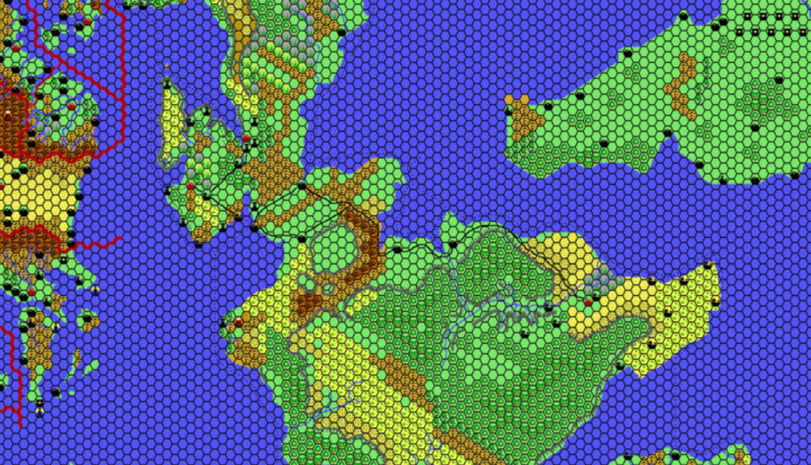 Isle of Dawn, 24 miles per hex by Thibault Sarlat, April 2002 (Expanded)