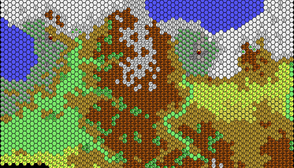 Skothar “Northwest”, 24 miles per hex by Thibault Sarlat, April 2002