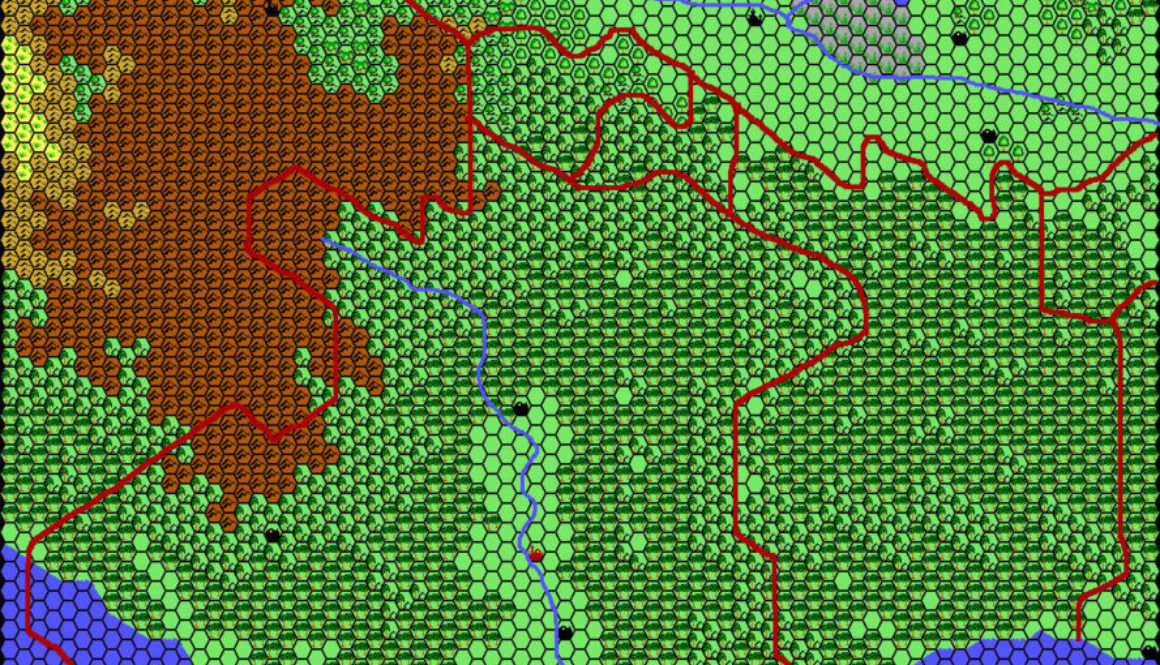 Tangor, 24 miles per hex by Thibault Sarlat, May 2001