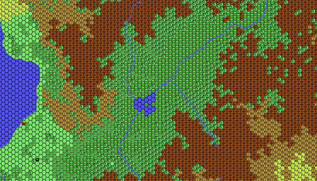 Calengaer area, 24 miles per hex by Thibault Sarlat, April 2002