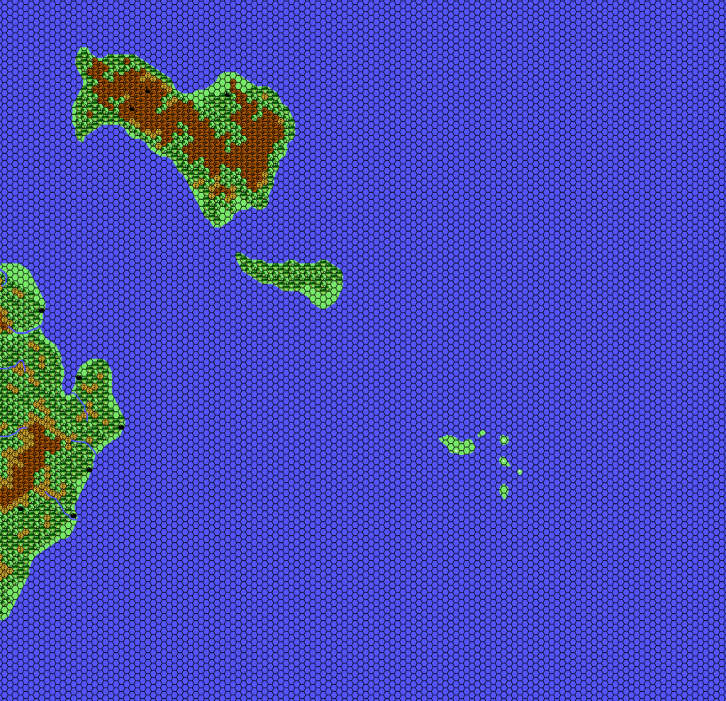 Isles of Steam, 24 miles per hex by Thibault Sarlat, December 2003