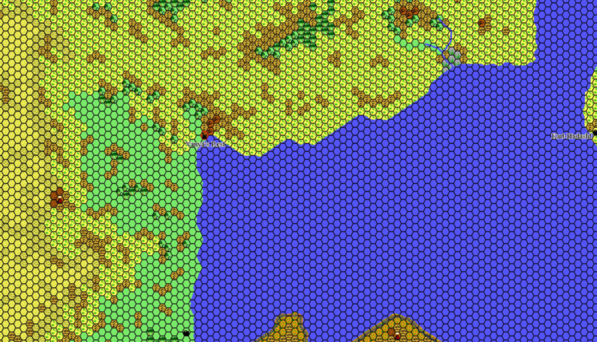 Vanya’s Rest Region, 24 miles per hex by Thibault Sarlat, February 2003