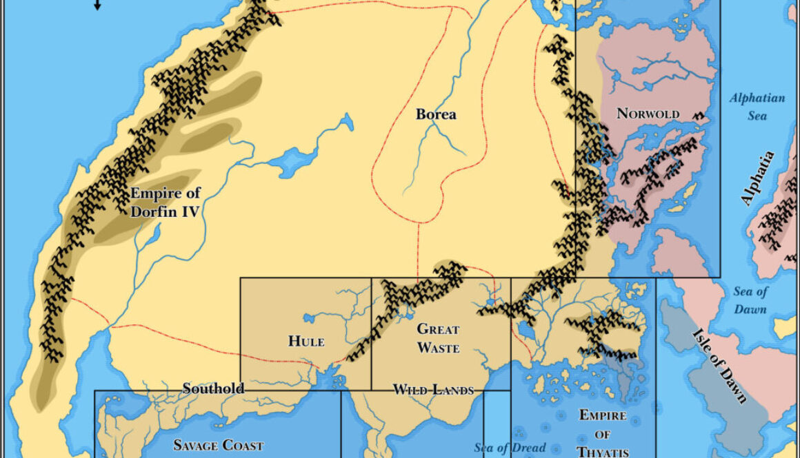 Brun Continental Map (1985)