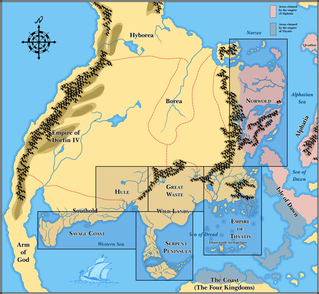 Brun Continental Map (1985)