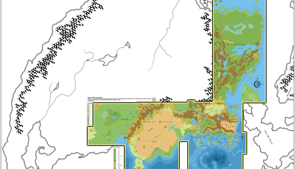 Brun, 24 miles per hex (1984)