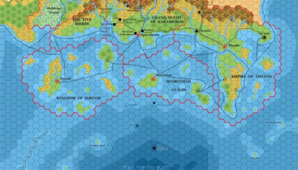 Known World, 24 miles per hex (1984)