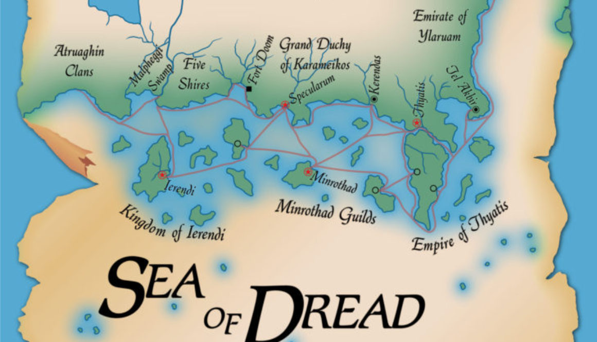 Sea of Dread Parchment Map 1984