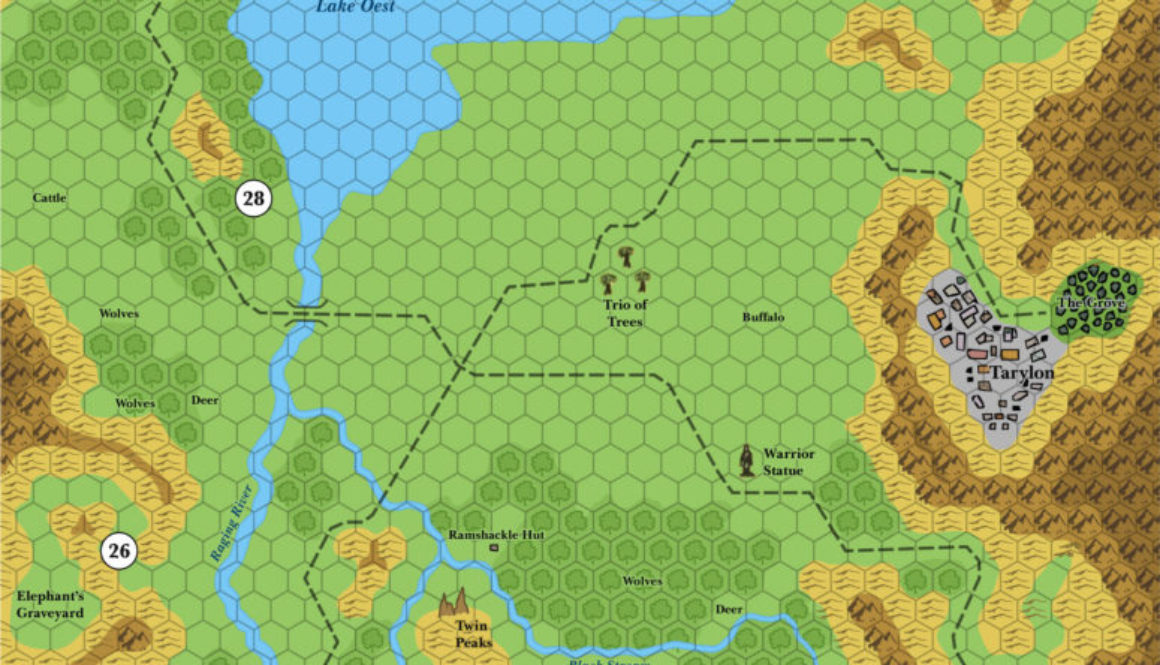 Tarylon, 1/6 mile per hex (1985)