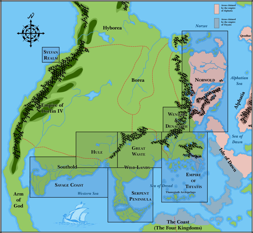 Brun Continental Map (1986)