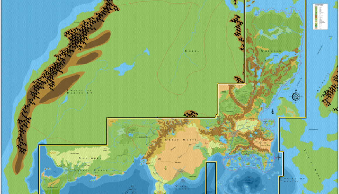 Brun, 24 miles per hex (1986) 100 DPI