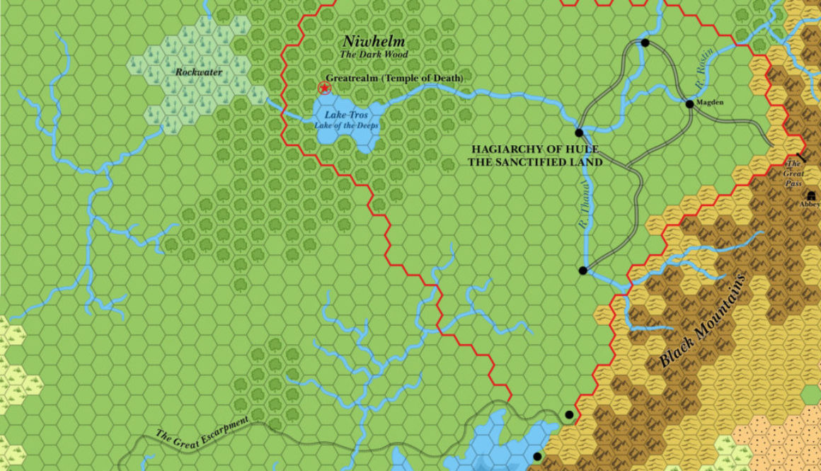 Hule, 24 miles per hex (1985)