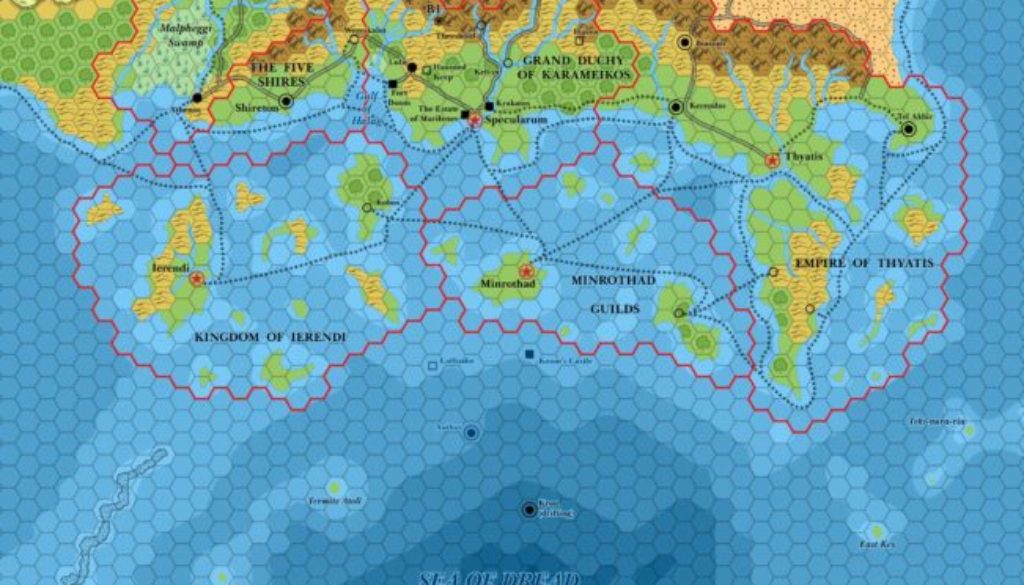 Known World, 24 miles per hex (1985)