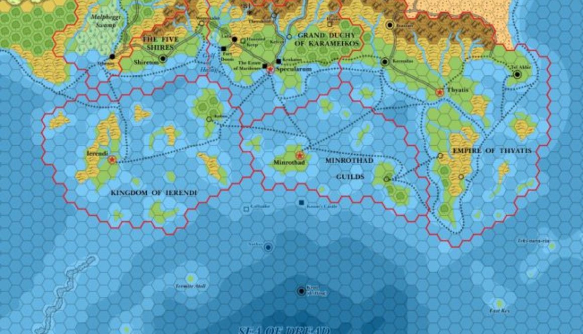 Known World, 24 miles per hex (1985)