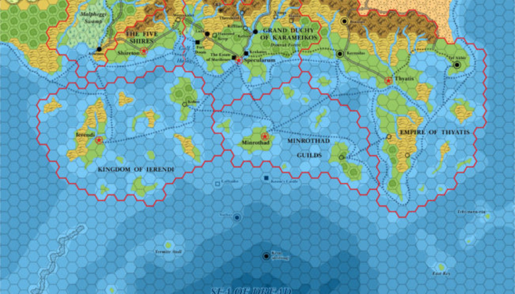 Known World, 24 miles per hex (1986)