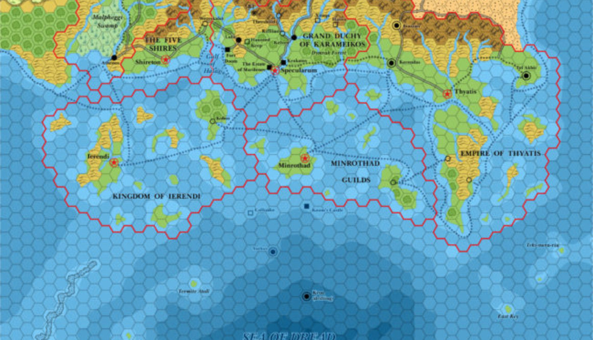 Known World, 24 miles per hex (1986)