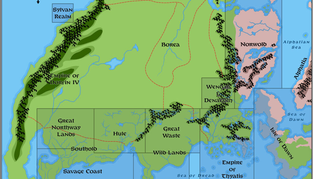 Brun Continental Map (1987)