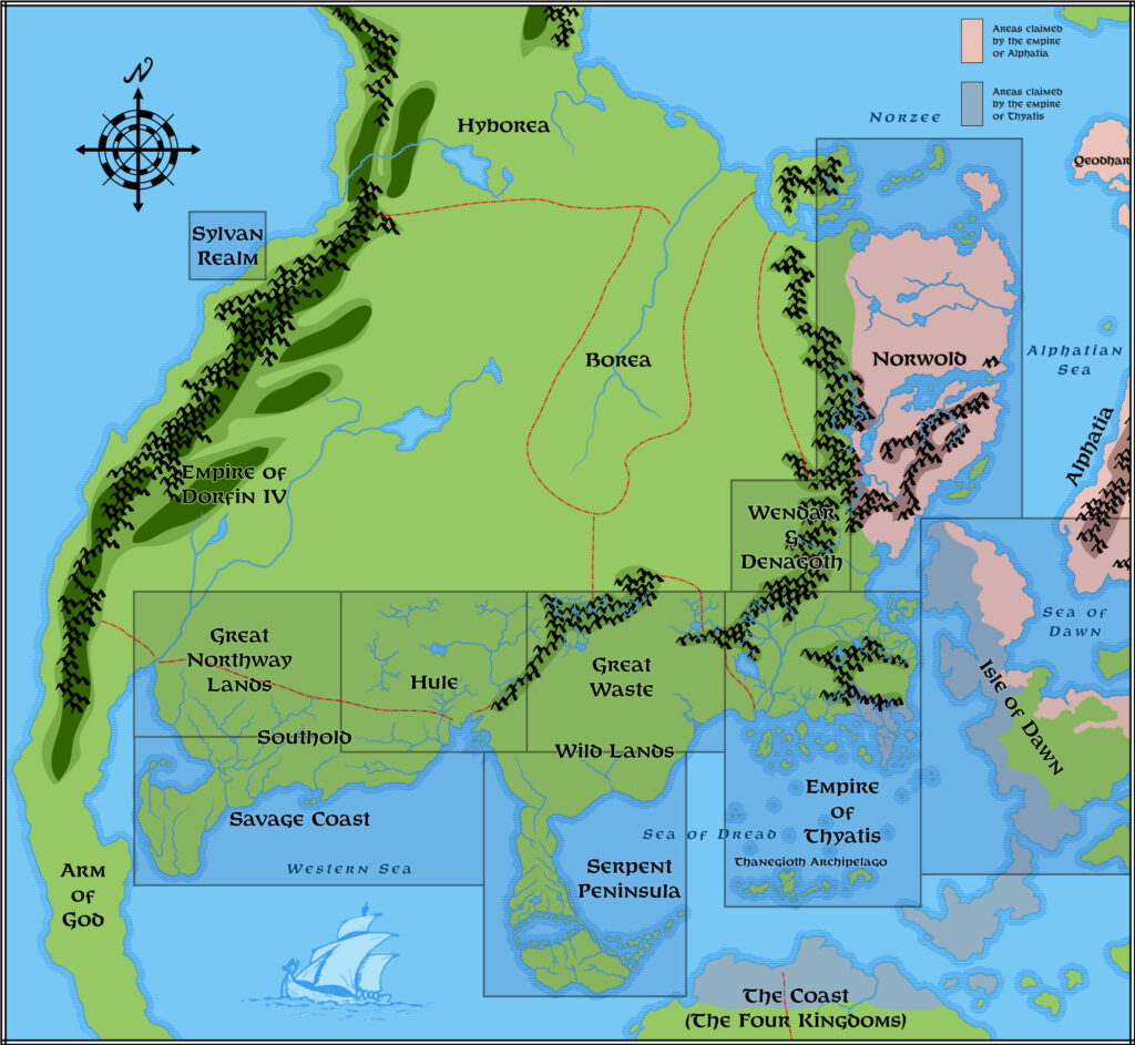 Brun Continental Map (1987)