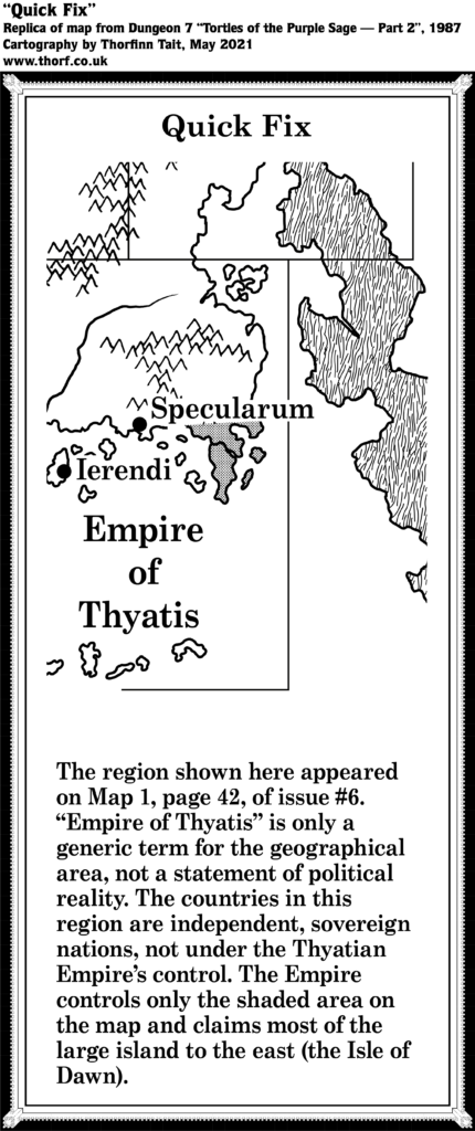 Replica of Dungeon 7 “Quick Fix” Brun Errata